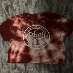 OBEY CROPPED T-SHIRT / make offers :)